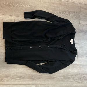 Black cardigan